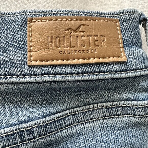 Hollister Bermuda Shorts Ultra High-Rise Stretch Vintage Soft Size 7/28 Waist - Picture 7 of 7